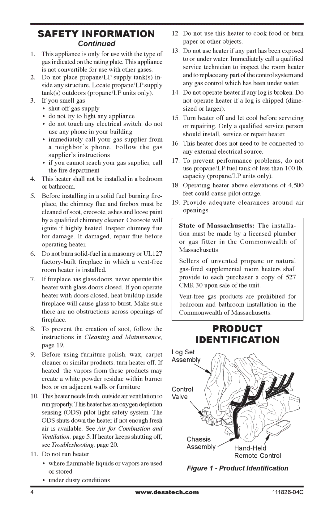 Desa VF-30P-PJD, VF-30N-PJD, VF-24N-PJD, VF-24P-PJD, VF-18N-PJD, VF-18P-PJD installation manual Product Identification 