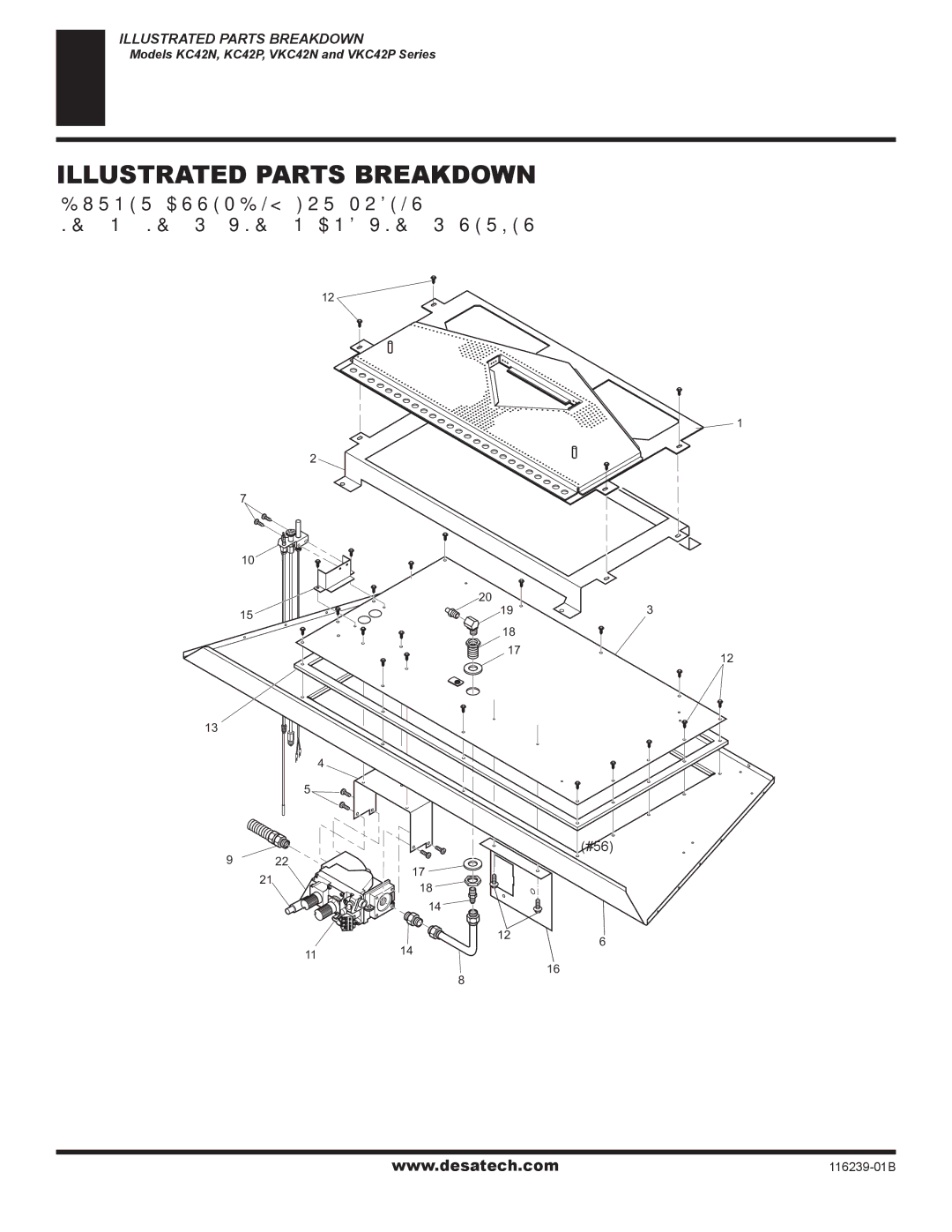 Desa (V)KC42P SERIES, (V)KC42N Series installation manual Tpth TP TH 