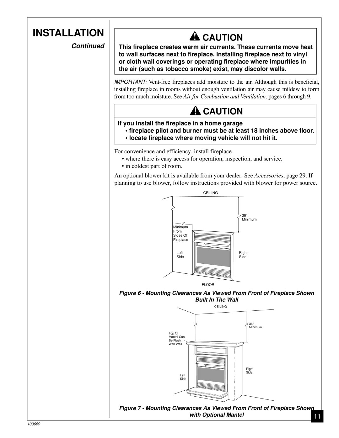 Desa VMH10TP installation manual Ceiling 