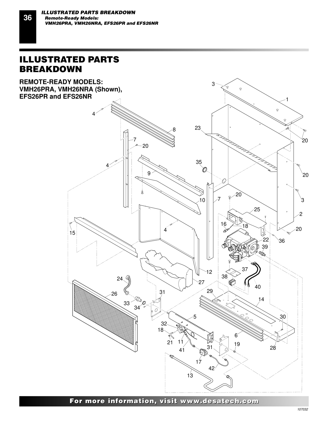 Desa VMH10TPB installation manual REMOTE-READY Models 