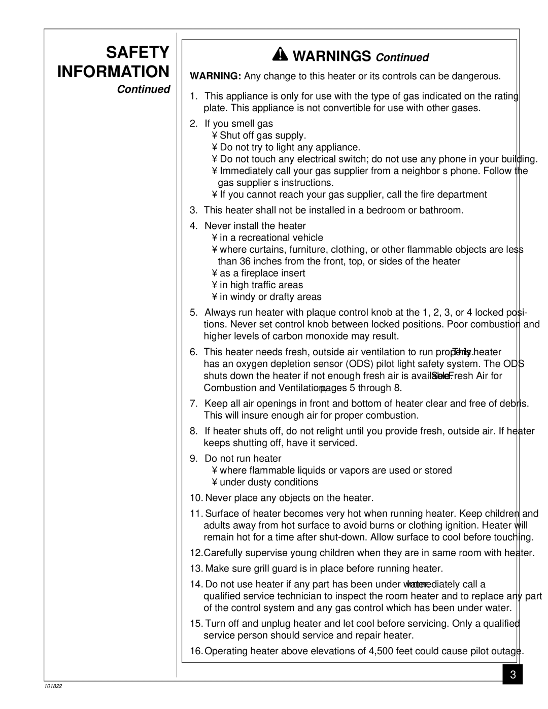 Desa VN3000D, VN1800ITA, VN1800D, VN2550ITA installation manual Combustion and Ventilation, pages 5 through 