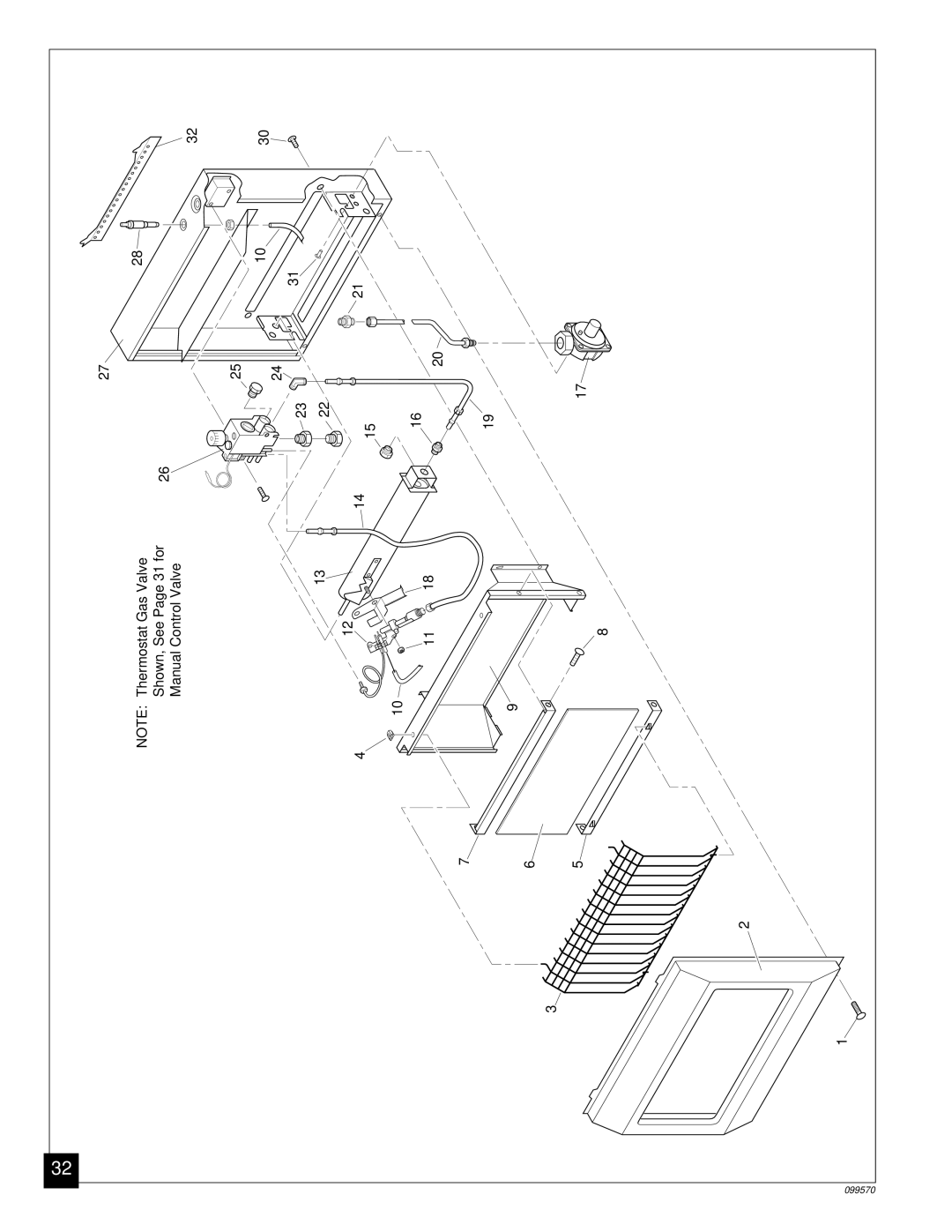 Desa VN2000BTA, VN2800BTA, VN2000BA installation manual Shown, See Page 31 for Manual Control Valve 