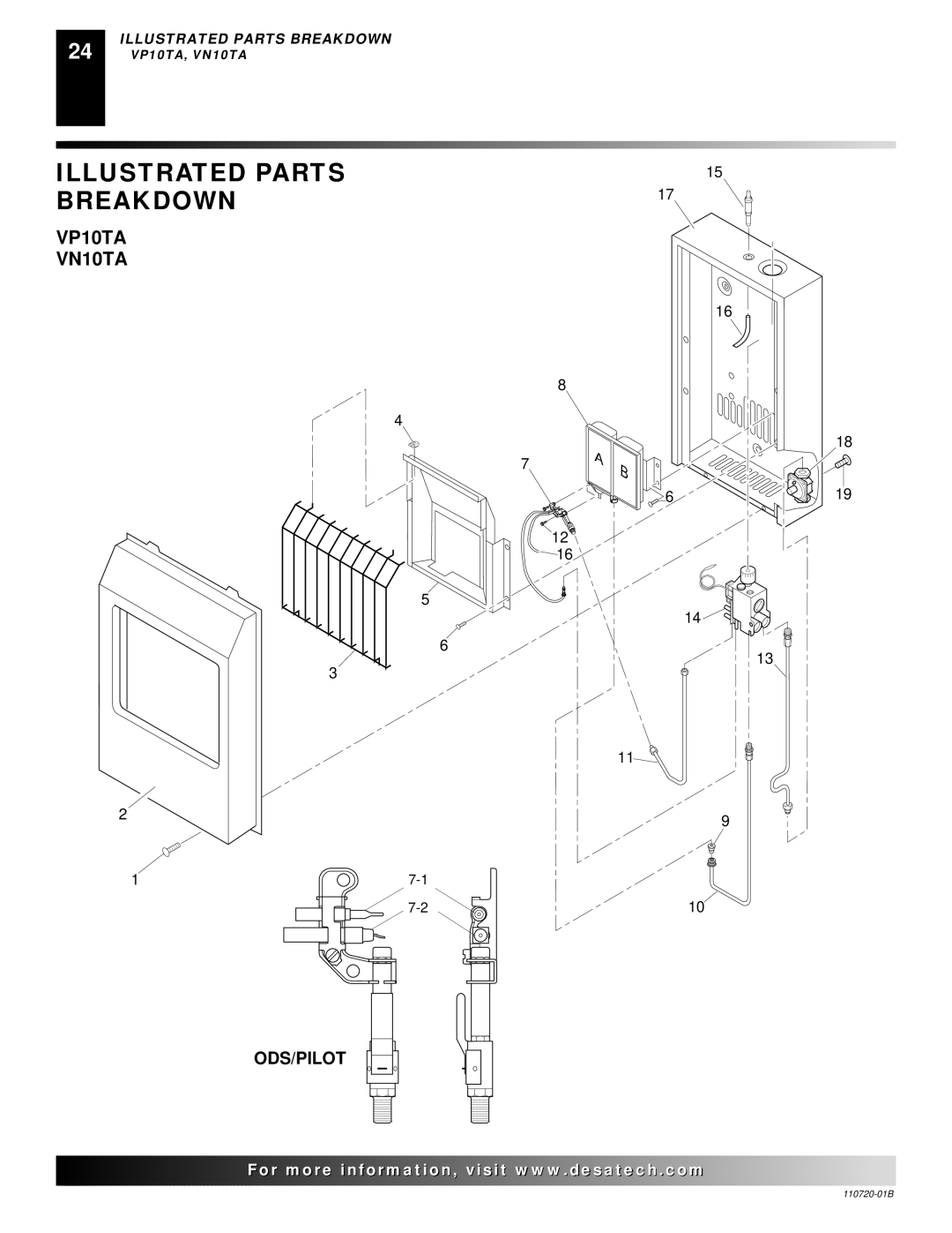 Desa VP10A VN10TA, VP10TA VN6D installation manual VP10TA VN10TA 