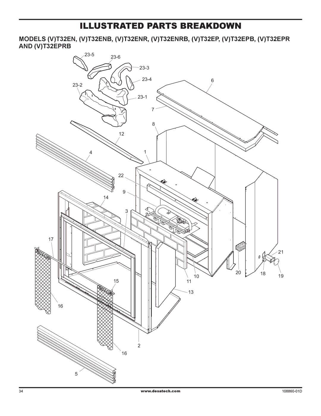 Desa (V)T32EN installation manual 23-5 23-3 23-4 23-2 23-1 