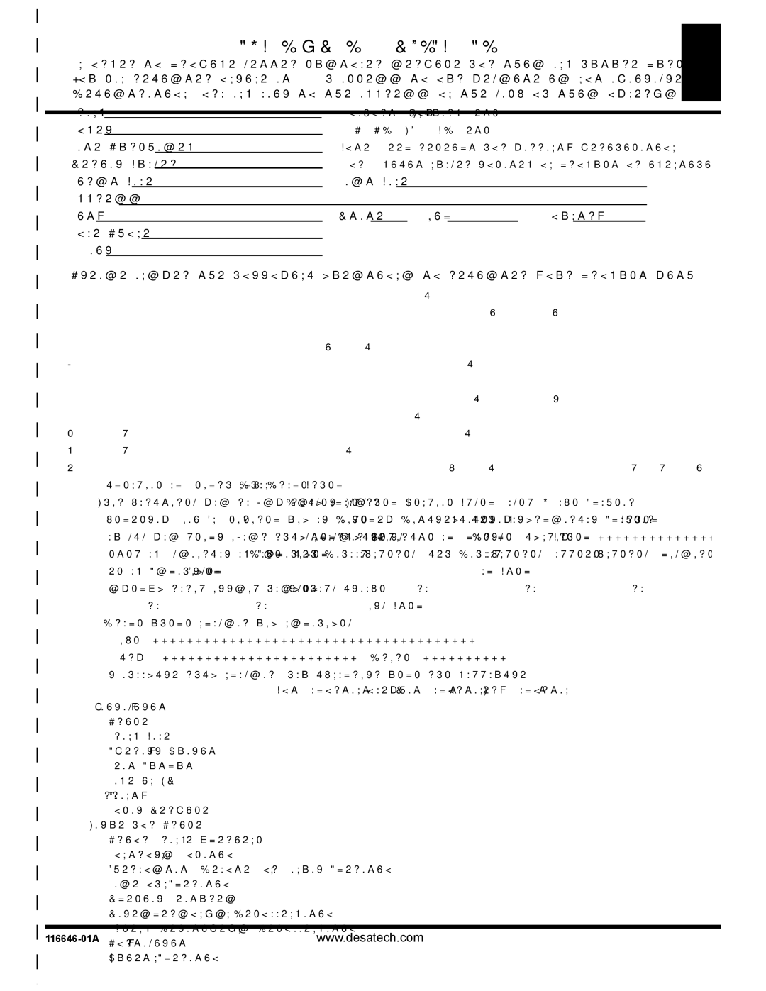 Desa CGDV32NR, (V)T32N-A Series, (V)T32P-A Series installation manual Owners Registration Form 