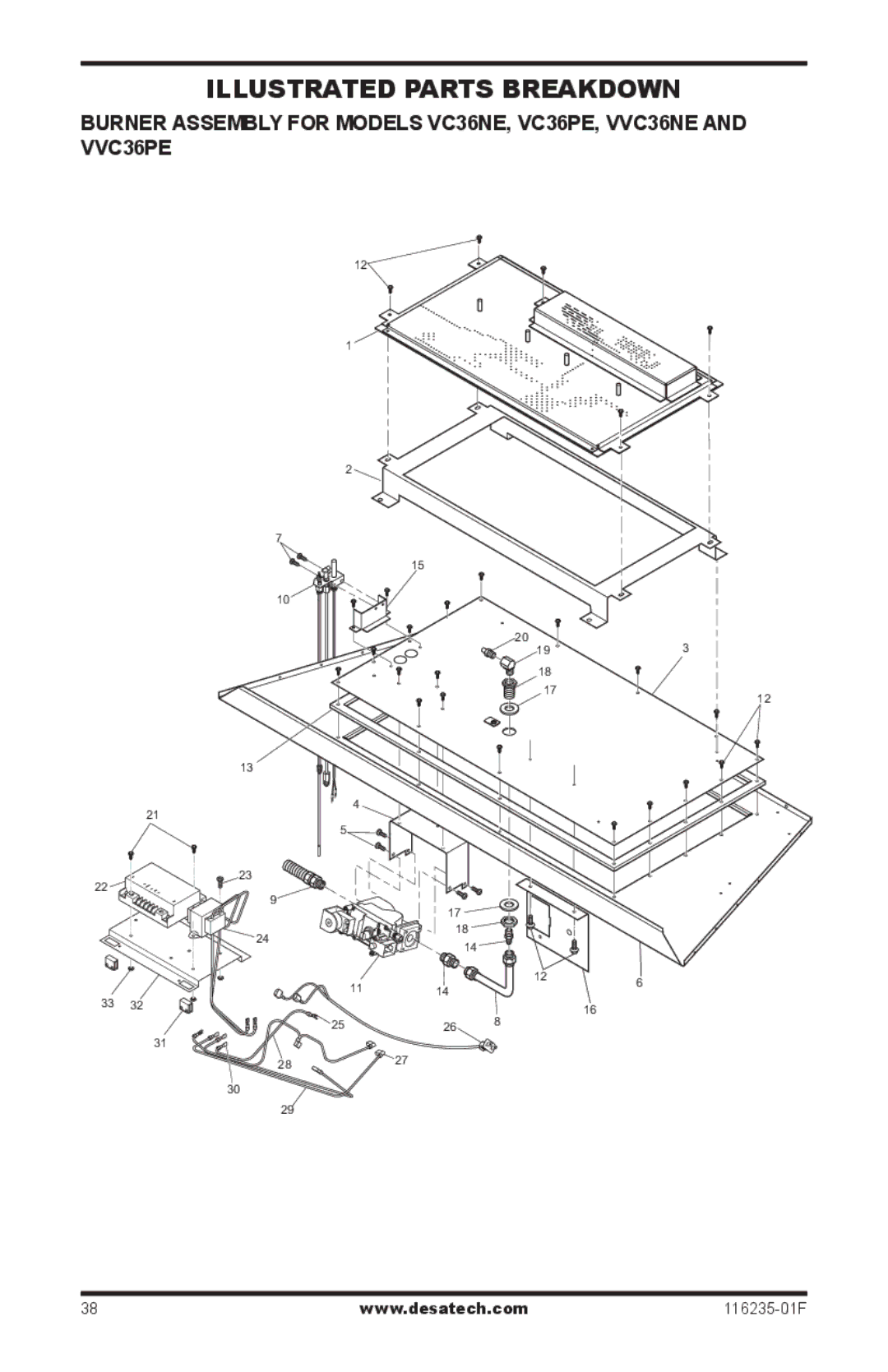 Desa (V)VC36PE Series installation manual 2827 19 18 