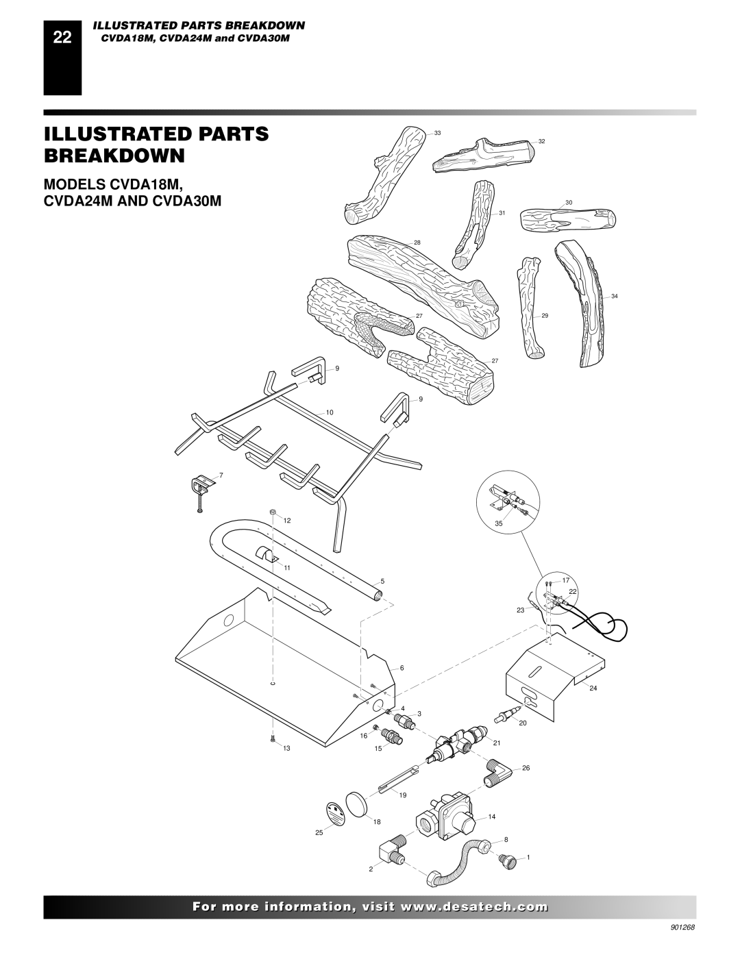 Desa VVDA18M, VVSA24M, VVDA24M, VVDA30M, VVSA18M installation manual Models CVDA18M, CVDA24M and CVDA30M 