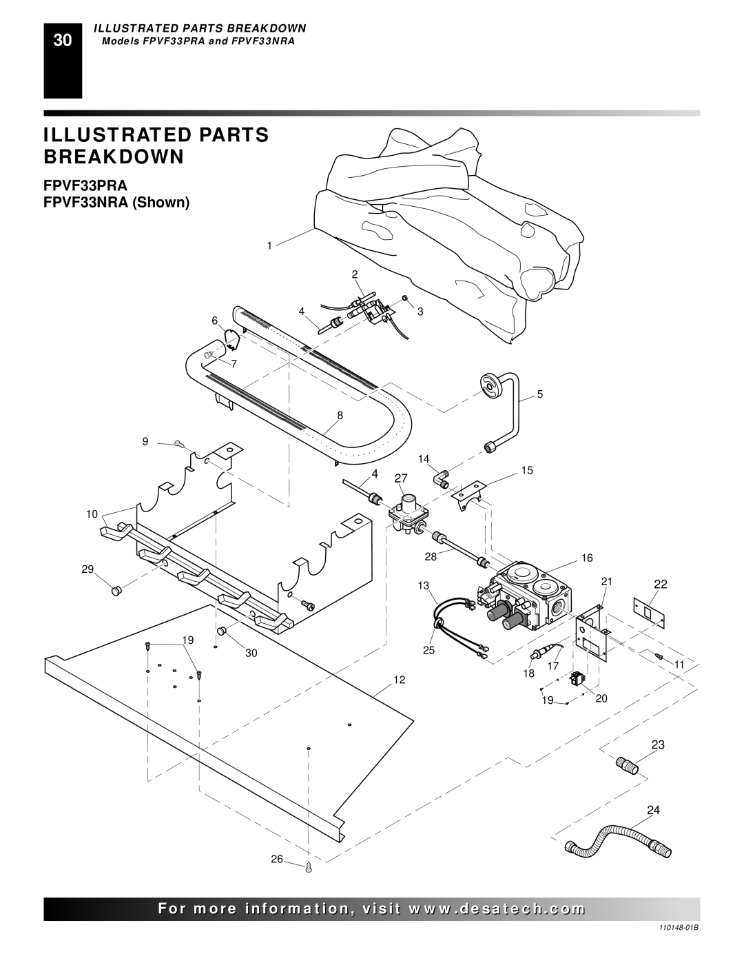 Desa YGF33PRB, FPVF33NRA installation manual FPVF33PRA 