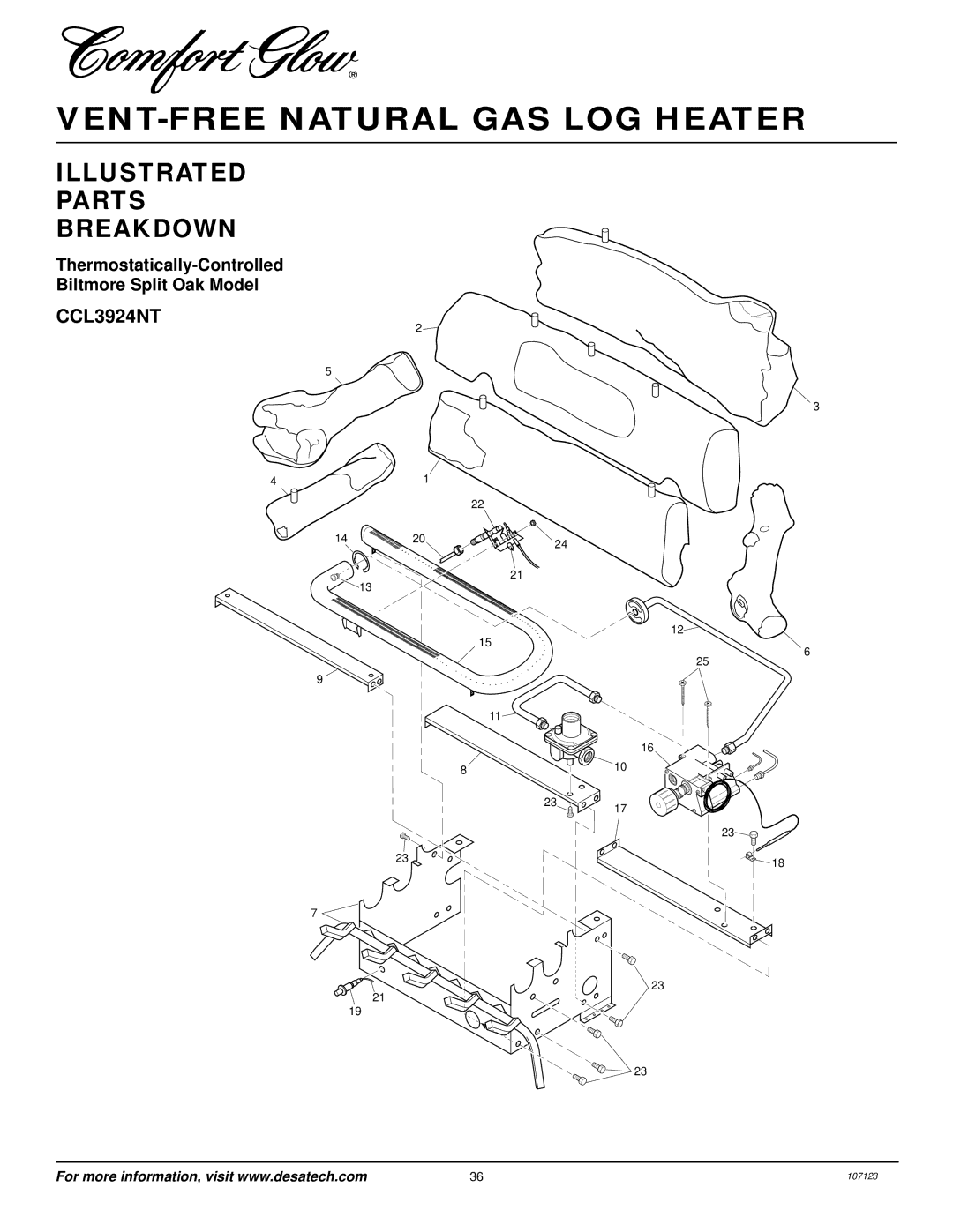 Desa CGD3924NT, CGD3930NT, CGD3018NT, CGB3924NT, CGB3930NT, CCL3018NT, CCL3924NT, CCL3930NT installation manual 