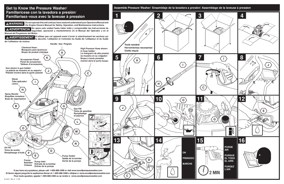 DeVillbiss Air Power Company A14431 owner manual Min 