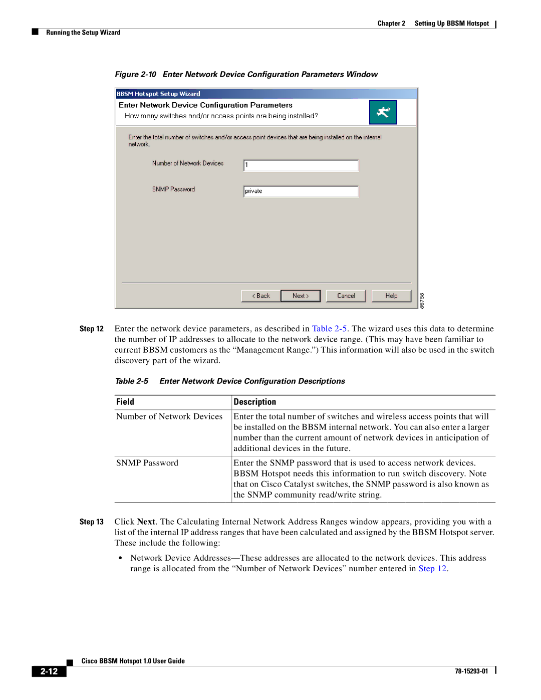 DeWalt 1 appendix Enter Network Device Configuration Parameters Window 