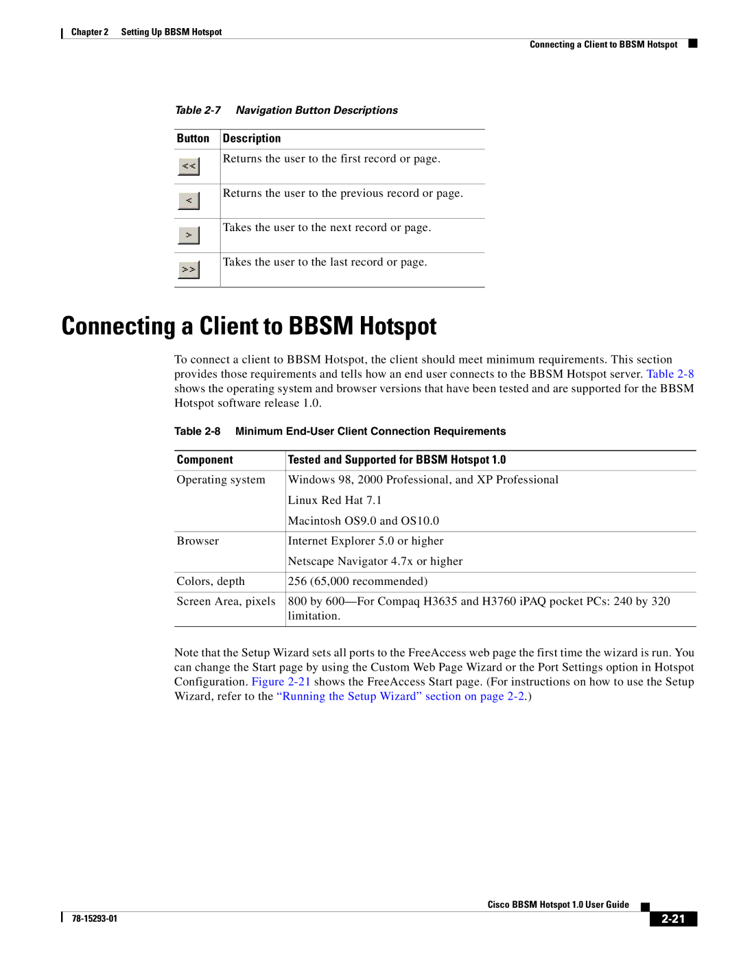 DeWalt 1 appendix Connecting a Client to Bbsm Hotspot, Button Description, Component Tested and Supported for Bbsm Hotspot 