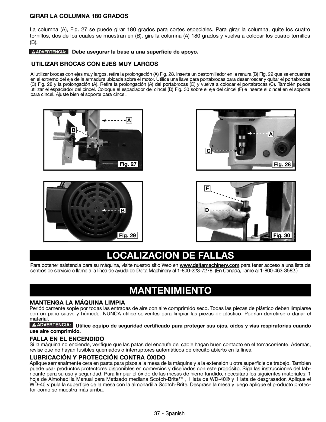 DeWalt 14-65l instruction manual Localizacion DE Fallas Mantenimiento 