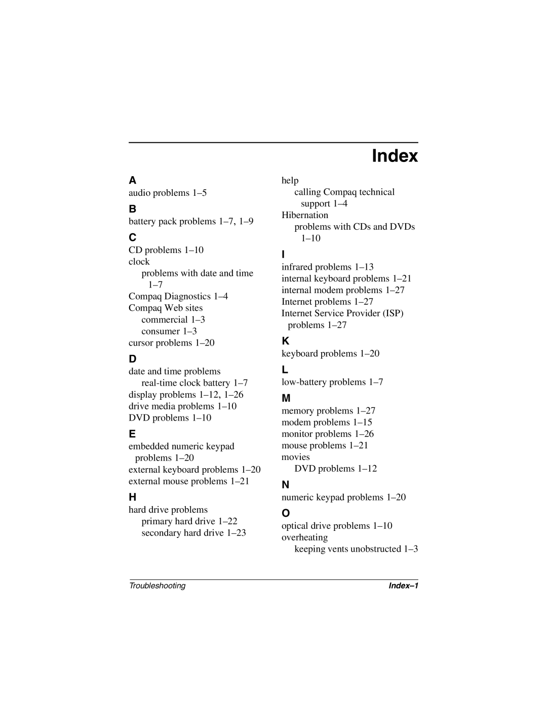 DeWalt 267644-001 manual Index 