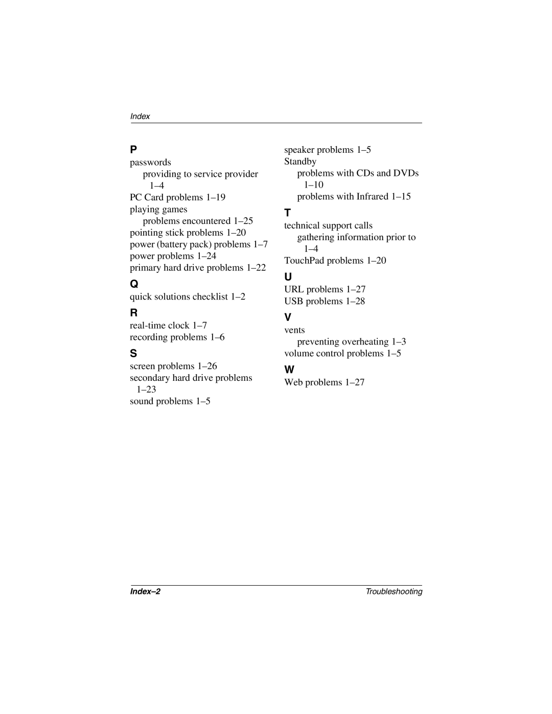 DeWalt 267644-001 manual Index 