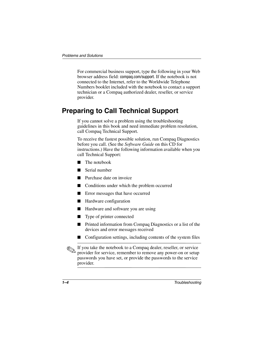 DeWalt 267644-001 manual Preparing to Call Technical Support 