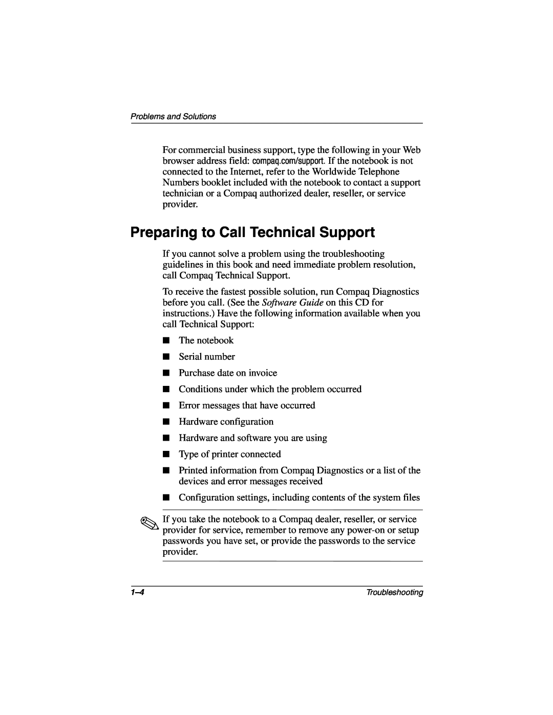 DeWalt 267644-001 manual Preparing to Call Technical Support 