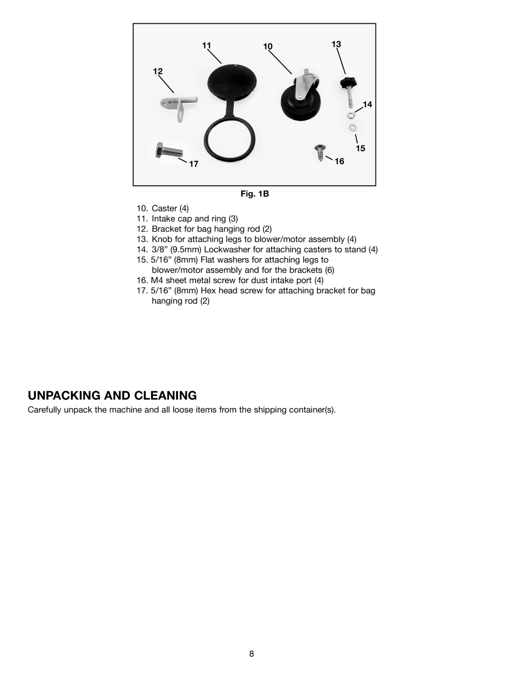 DeWalt 50-761 instruction manual Unpacking and Cleaning, 111013 