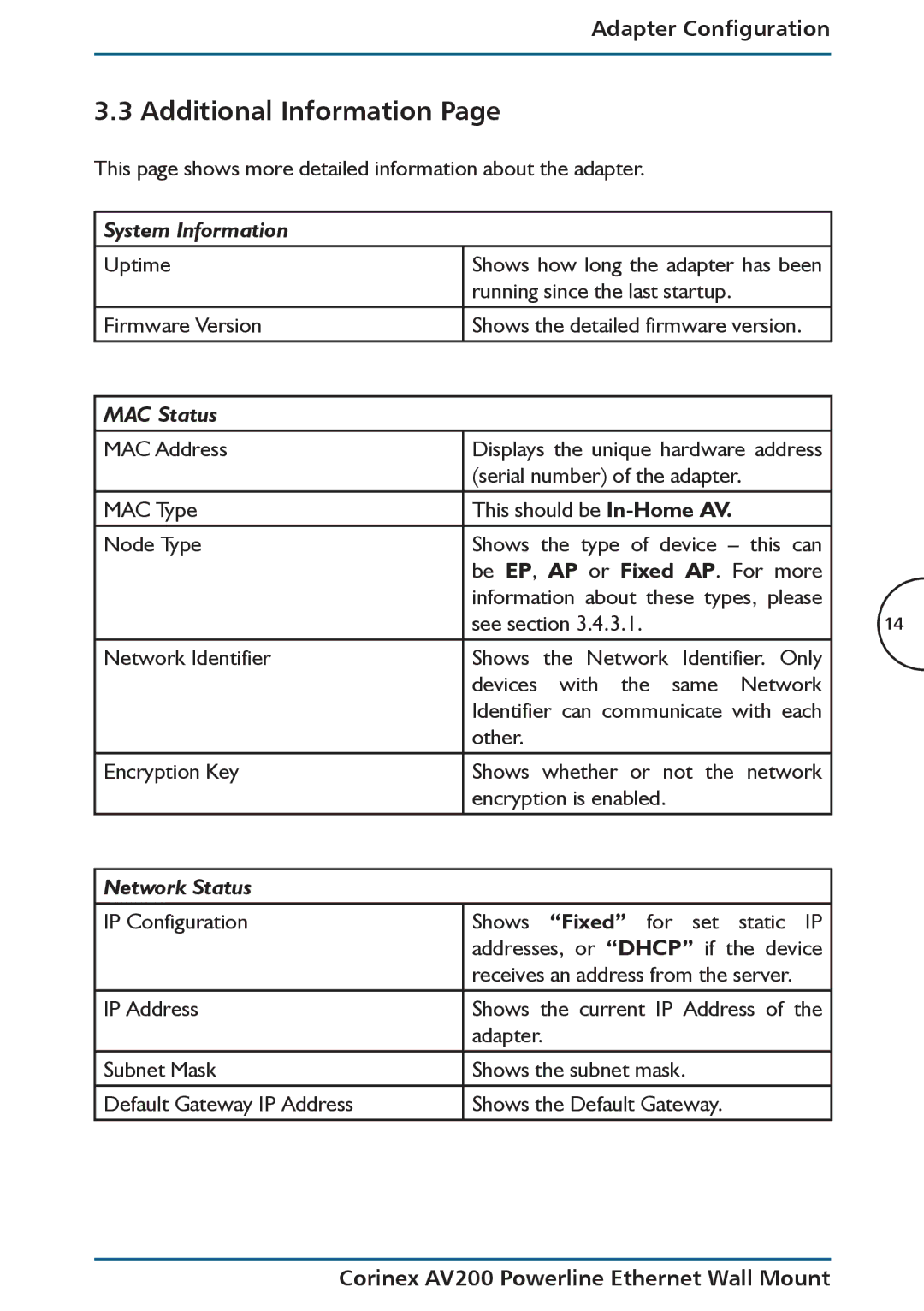 DeWalt AV200 manual Additional Information, System Information 