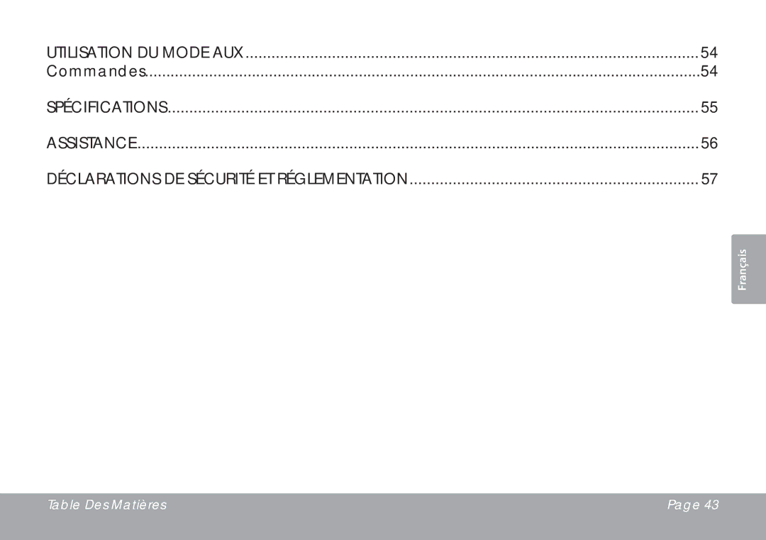 DeWalt CSMP145 instruction manual Table Des Matières 