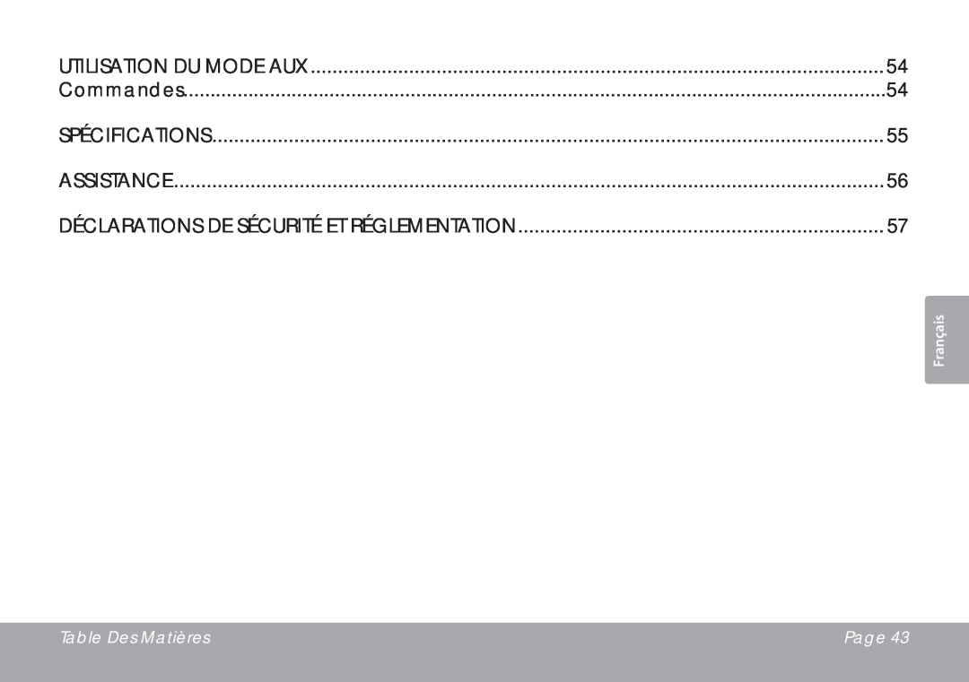 DeWalt CSMP145 instruction manual Utilisation du Mode AUX 