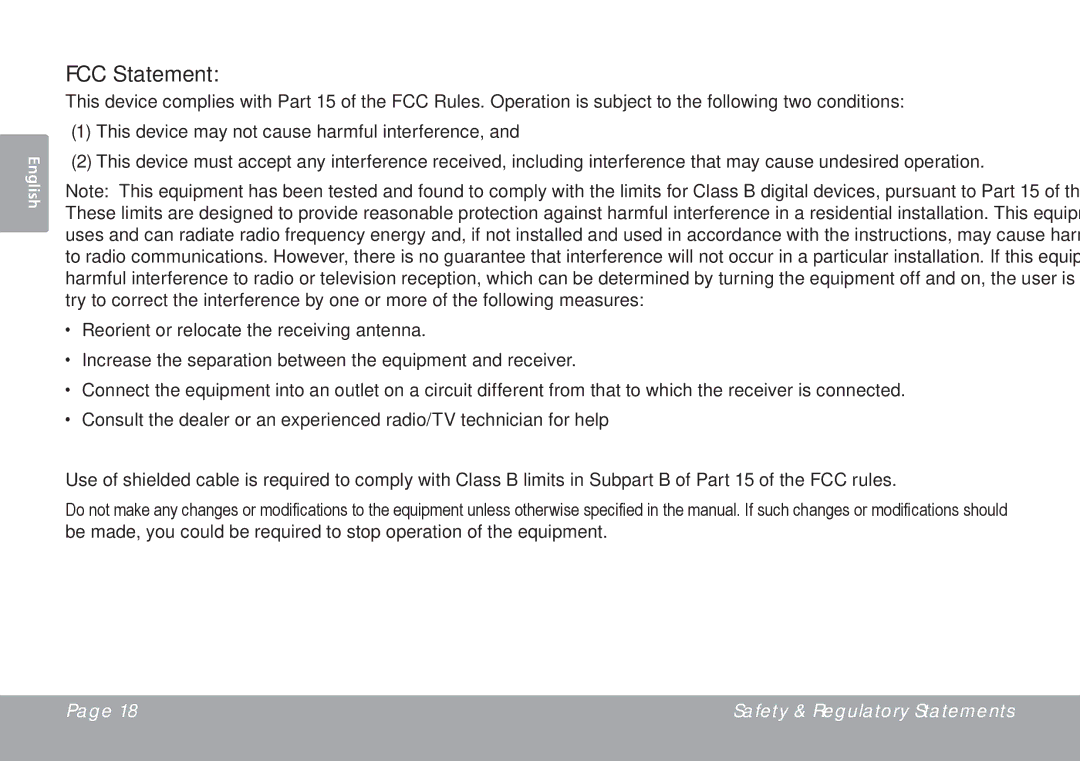 DeWalt CSMP175 instruction manual FCC Statement 