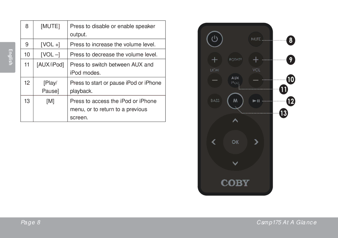 DeWalt CSMP175 instruction manual Mute 