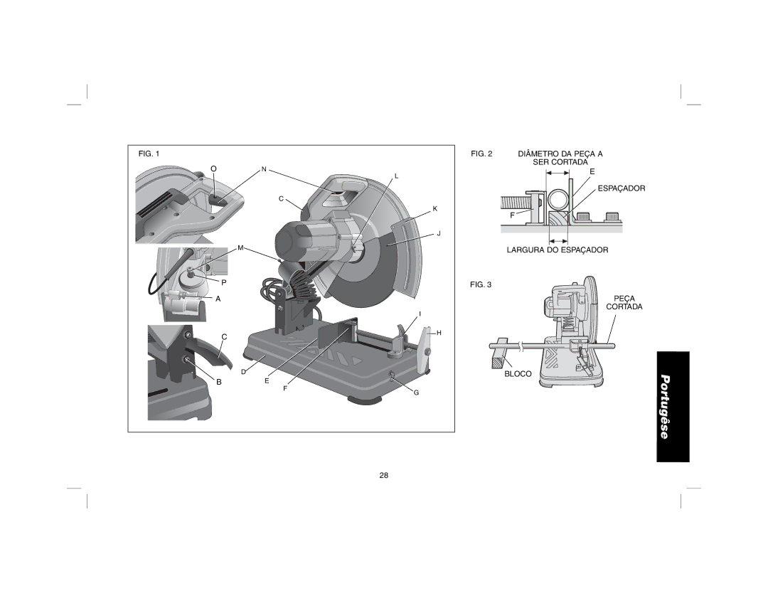 DeWalt D28700 instruction manual Portugêse 