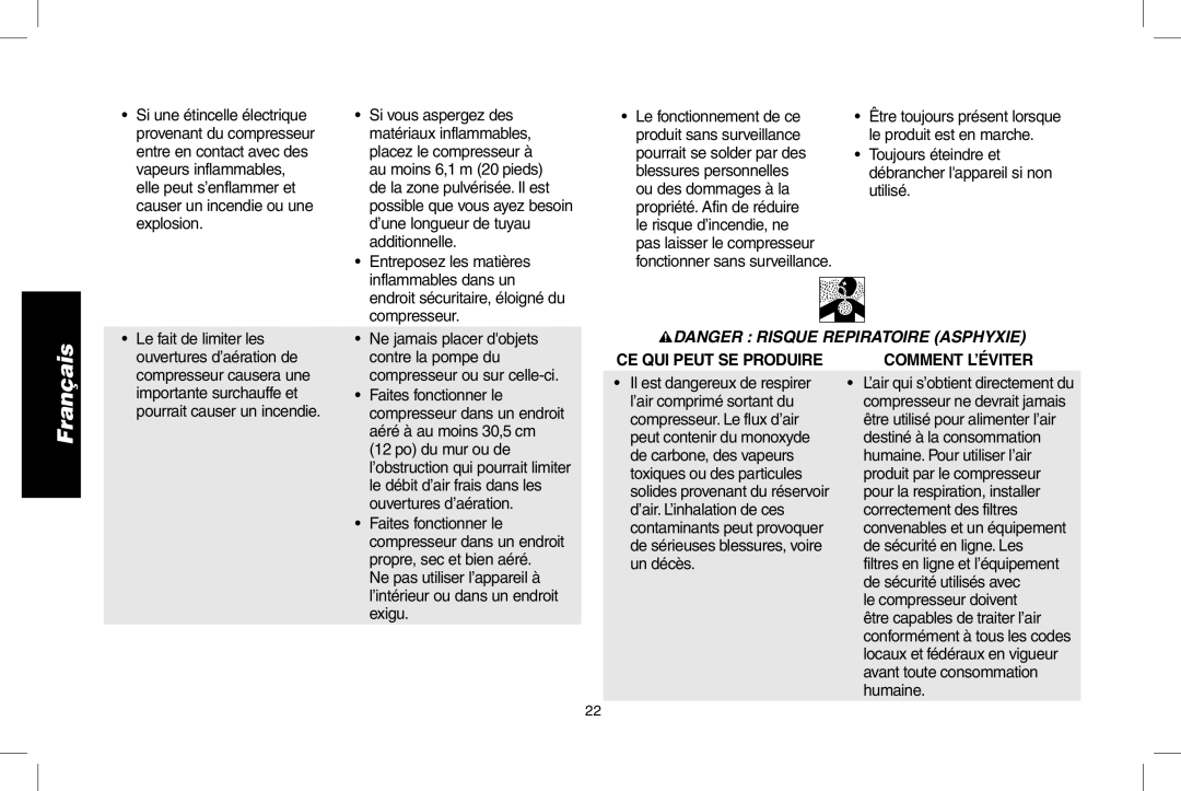 DeWalt D55146R instruction manual CE QUI Peut SE Produire 