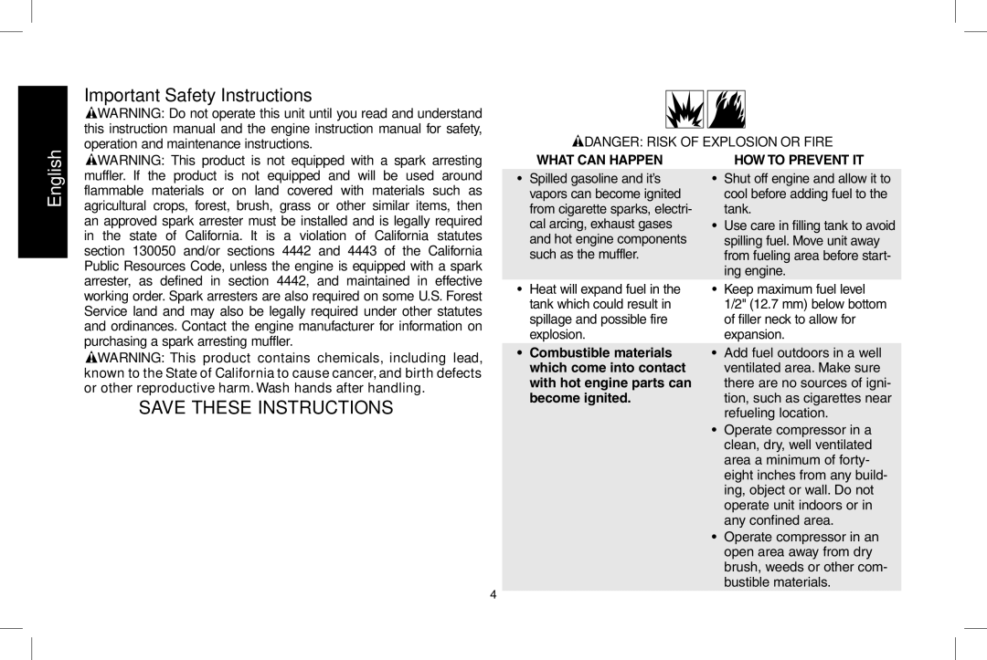 DeWalt D55273 instruction manual Important Safety Instructions, What can Happen 