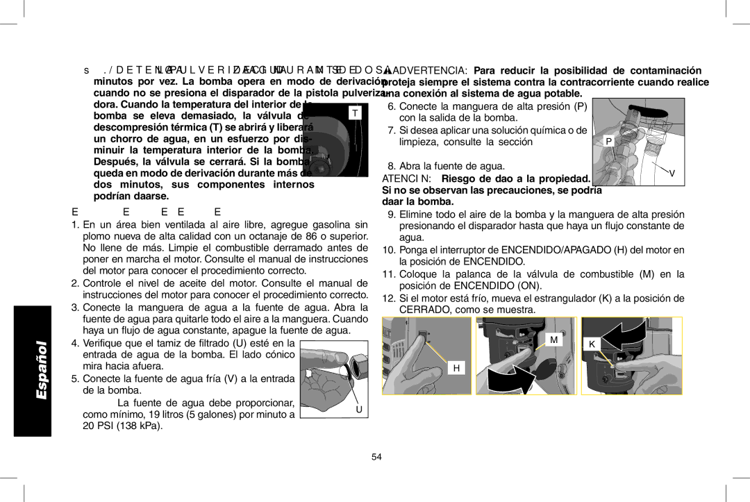 DeWalt DPD3100 instruction manual Procedimiento DE Puesta EN Marcha 