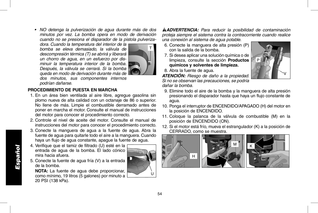 DeWalt DPD3100 instruction manual Procedimiento De Puesta En Marcha, Español 