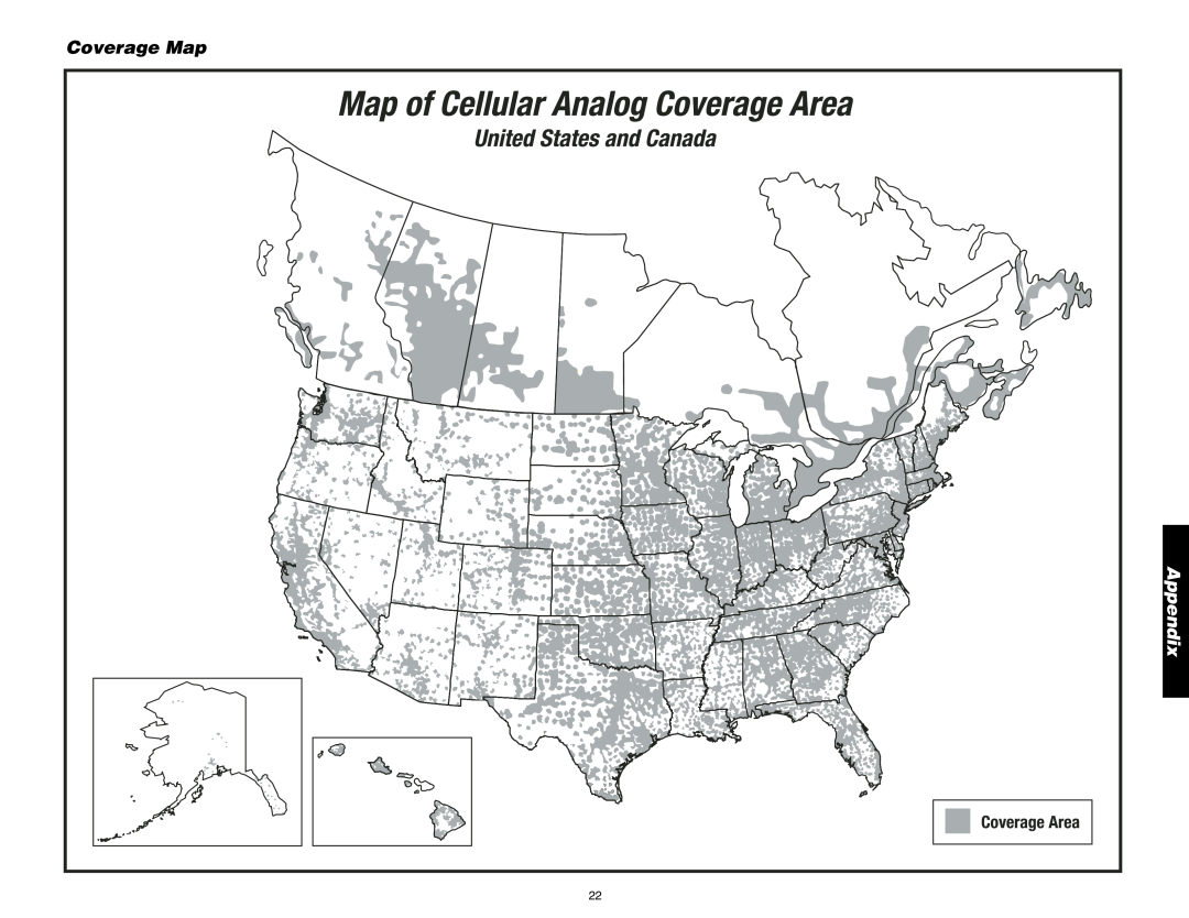 DeWalt DS100, DS200 instruction manual Coverage Map, Appendix 
