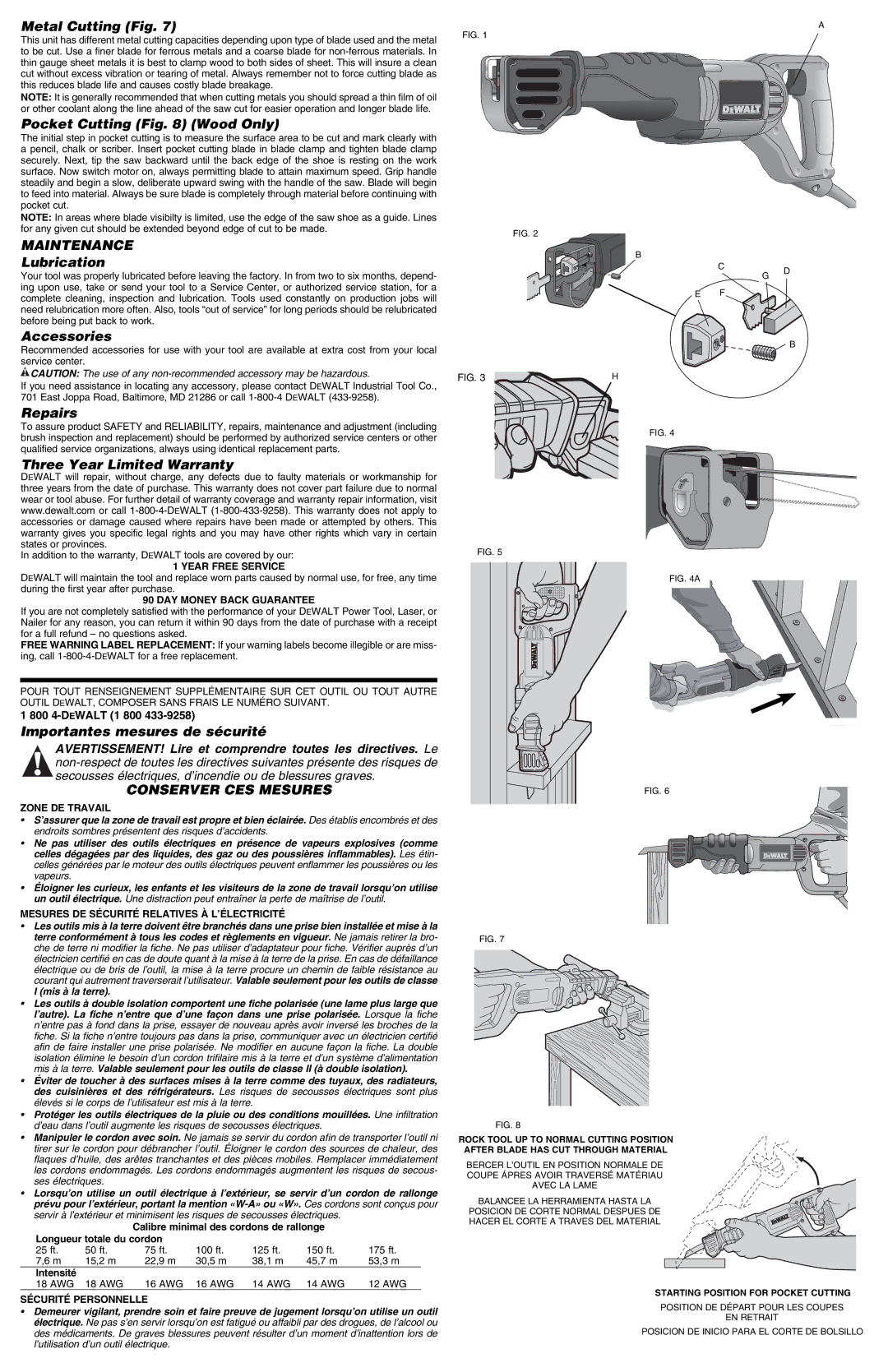 DeWalt DWE304 Metal Cutting Fig, Pocket Cutting Wood Only, Lubrication, Accessories, Repairs, Three Year Limited Warranty 