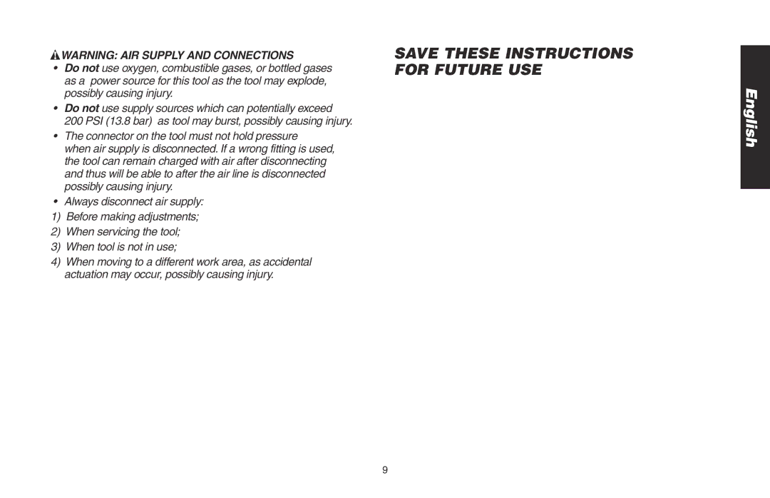 DeWalt DWMT70773L instruction manual Save These Instructions for Future USE 