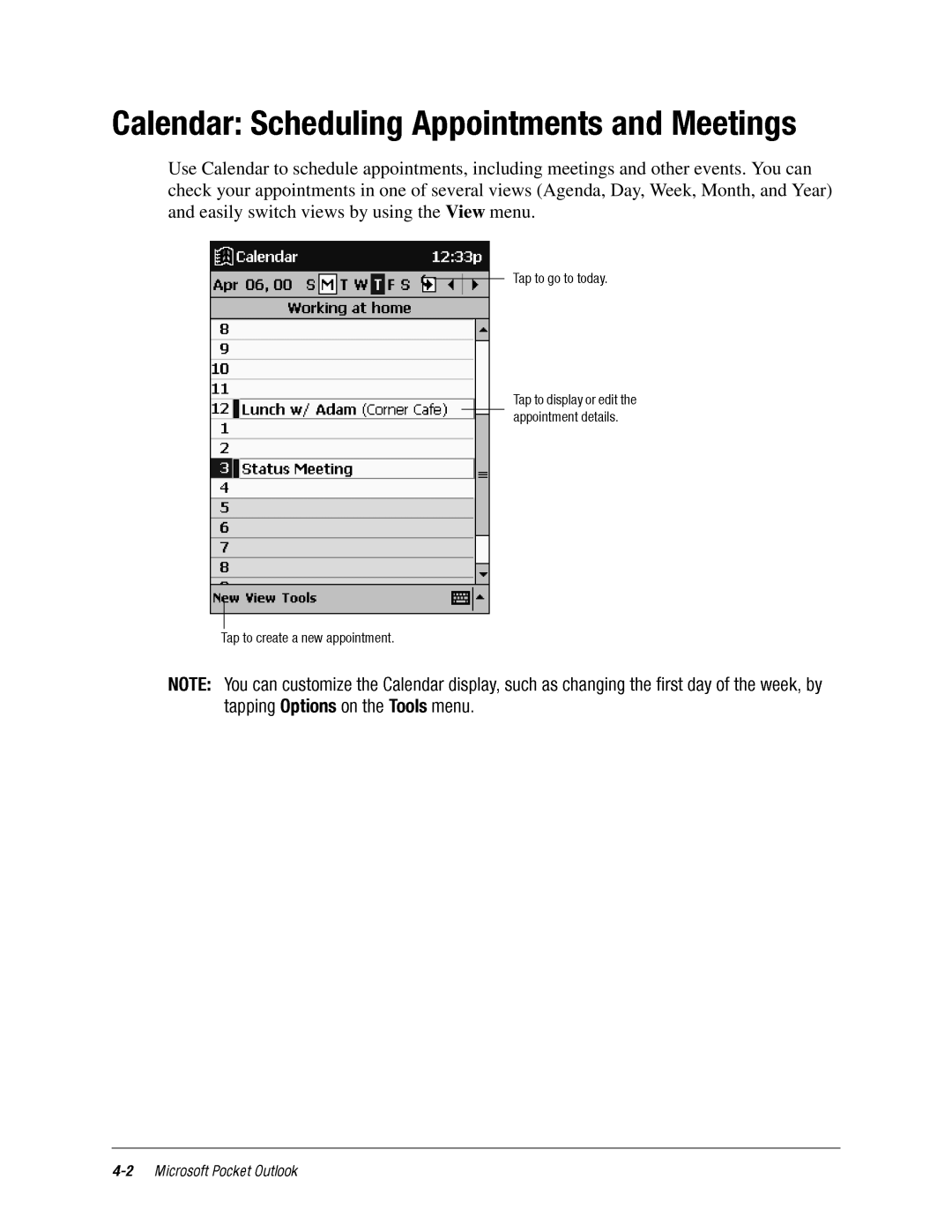 DeWalt IPAQ H3000 manual 2MicrosoftPocketOutlook 