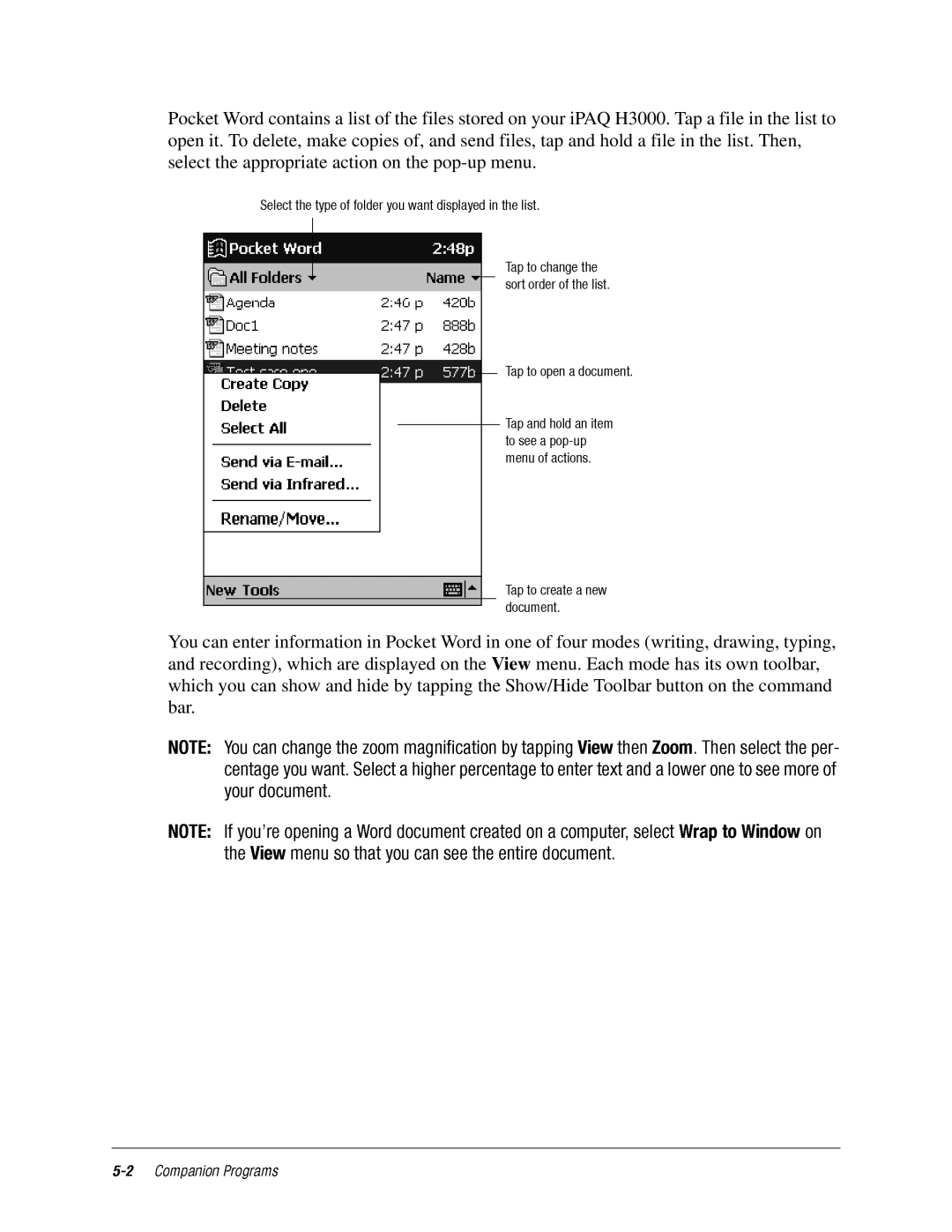 DeWalt IPAQ H3000 manual Document 