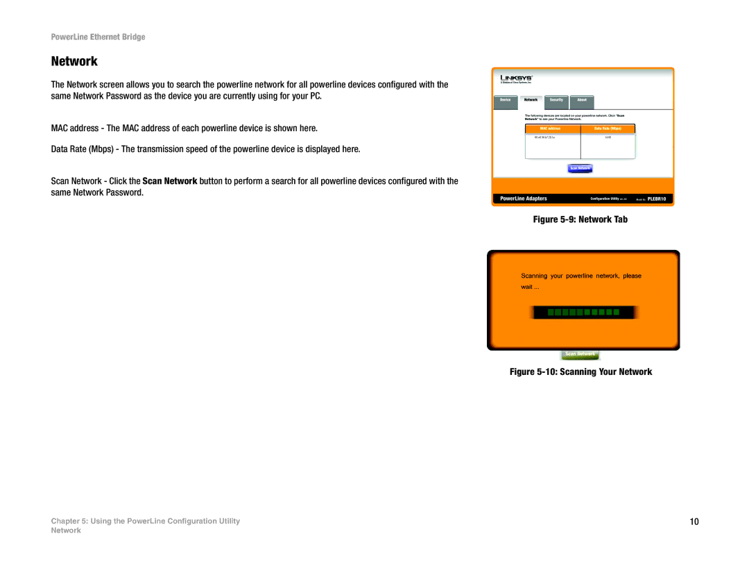 DeWalt PLEBR10 manual Network Tab 