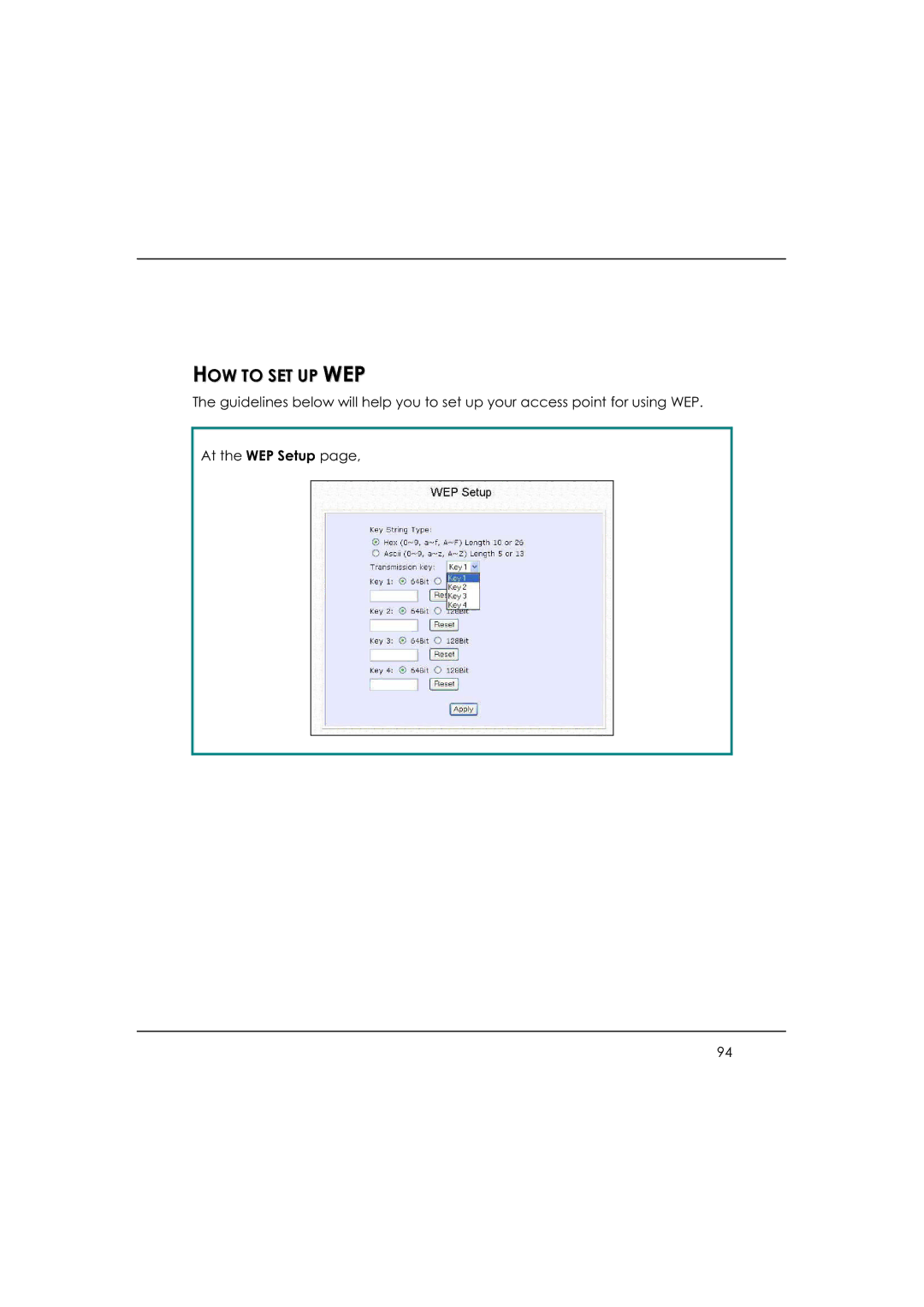 DeWalt WP54AG manual HOW to SET UP WEP 