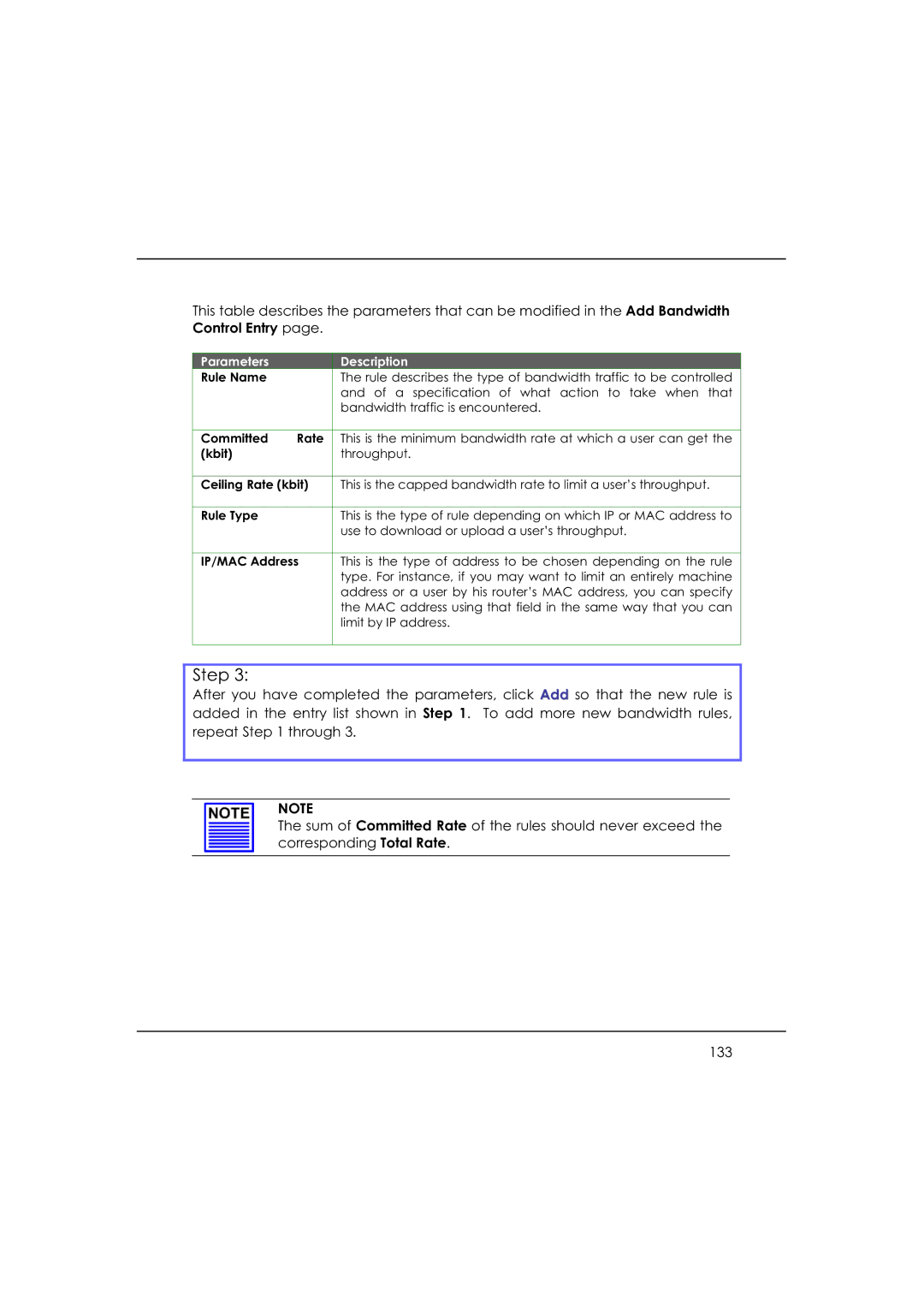 DeWalt WP54AG manual Committed Rate 