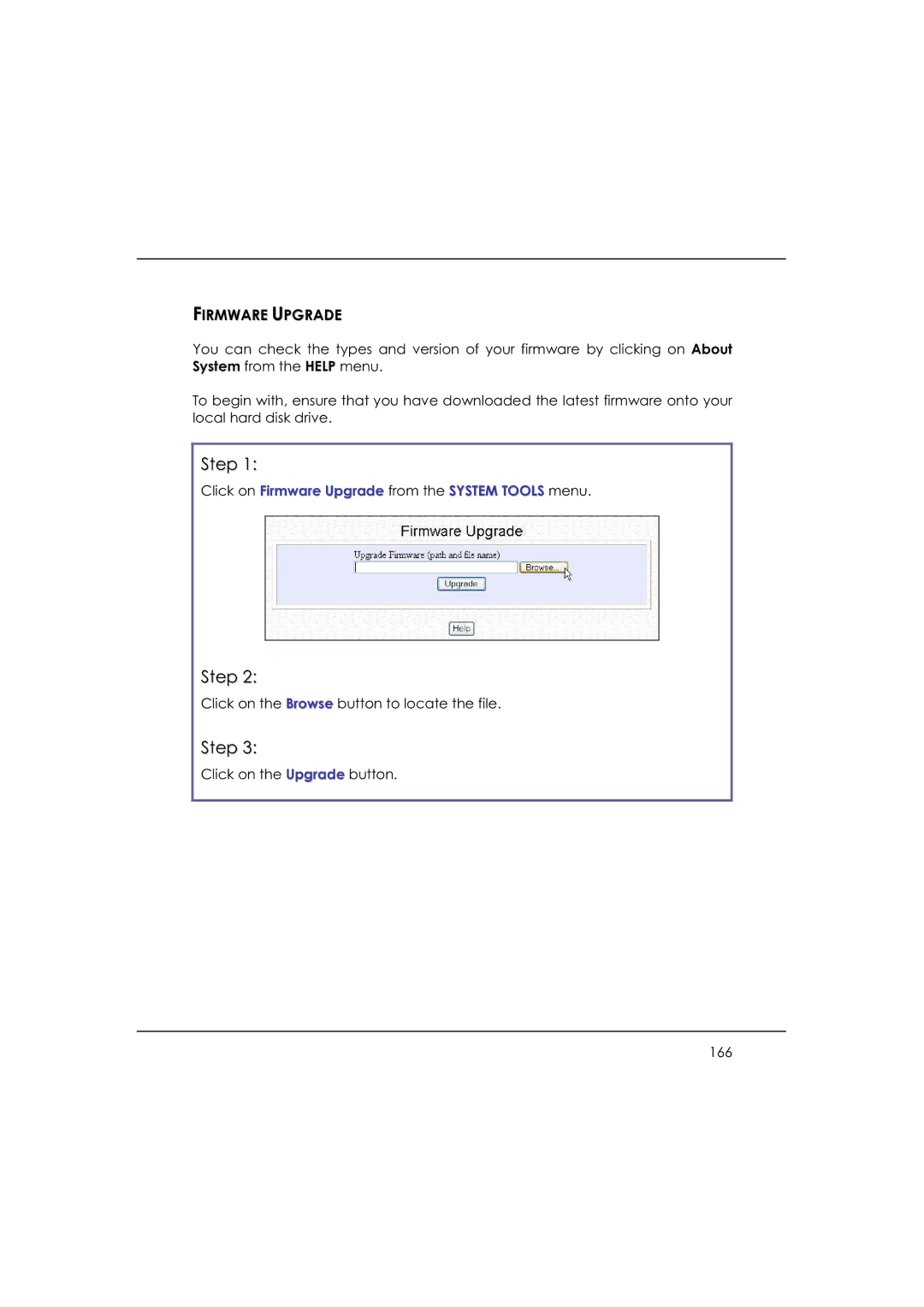 DeWalt WP54AG manual Click on Firmware Upgrade from the System Tools menu 