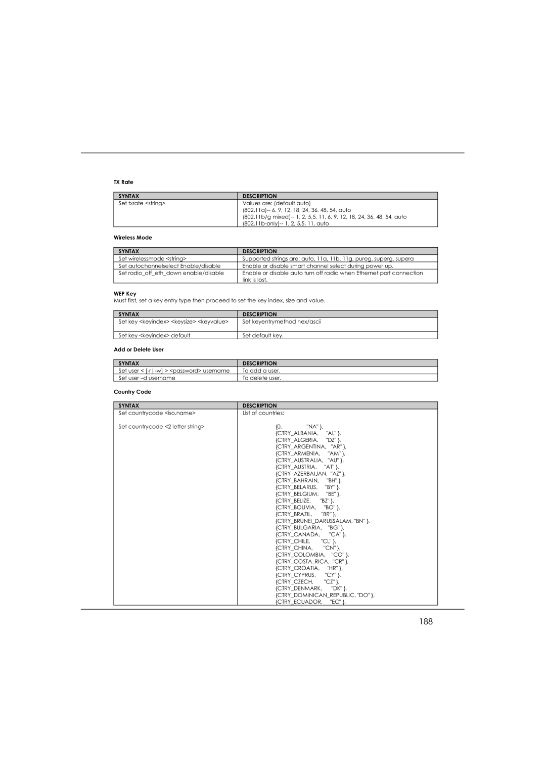 DeWalt WP54AG manual 188 