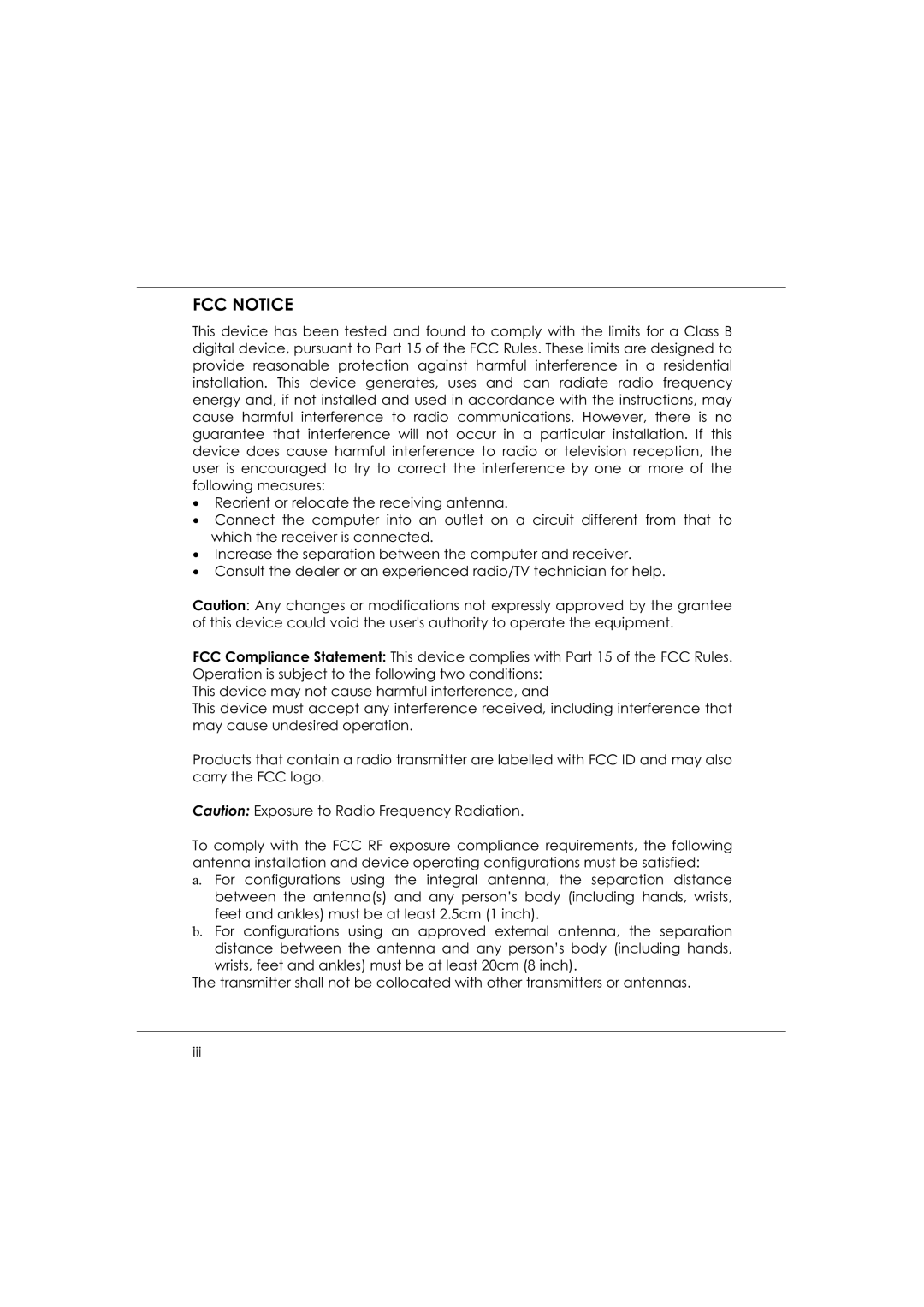 DeWalt WP54AG manual FCC Notice 