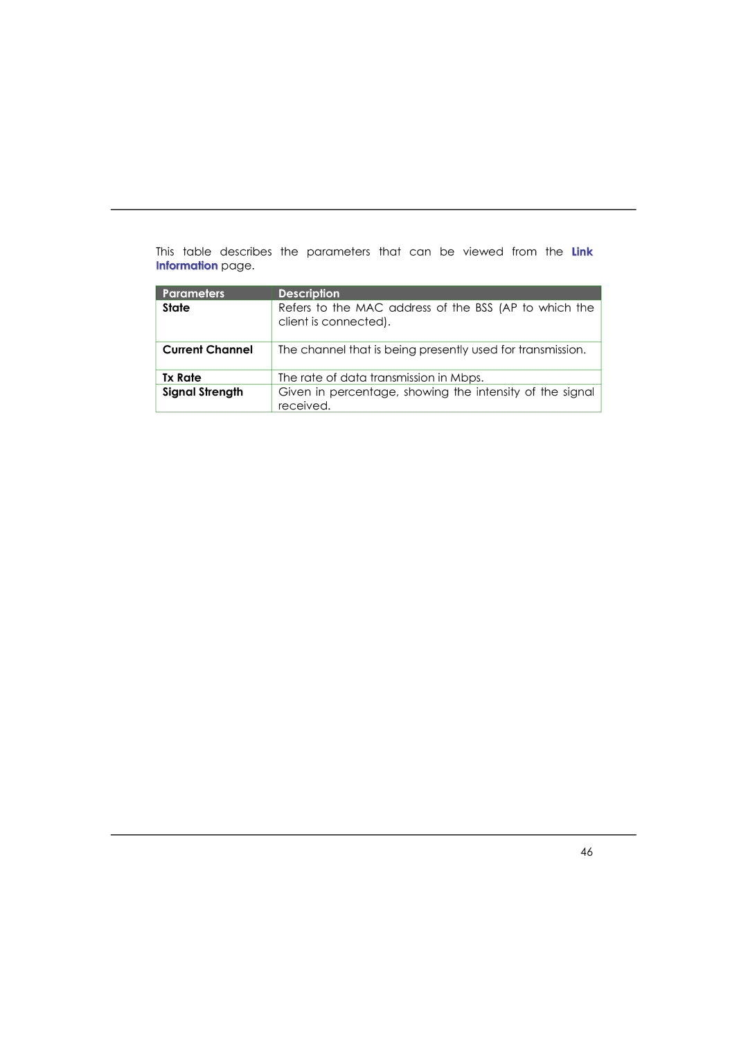 DeWalt WP54AG manual State, Current Channel, Signal Strength 