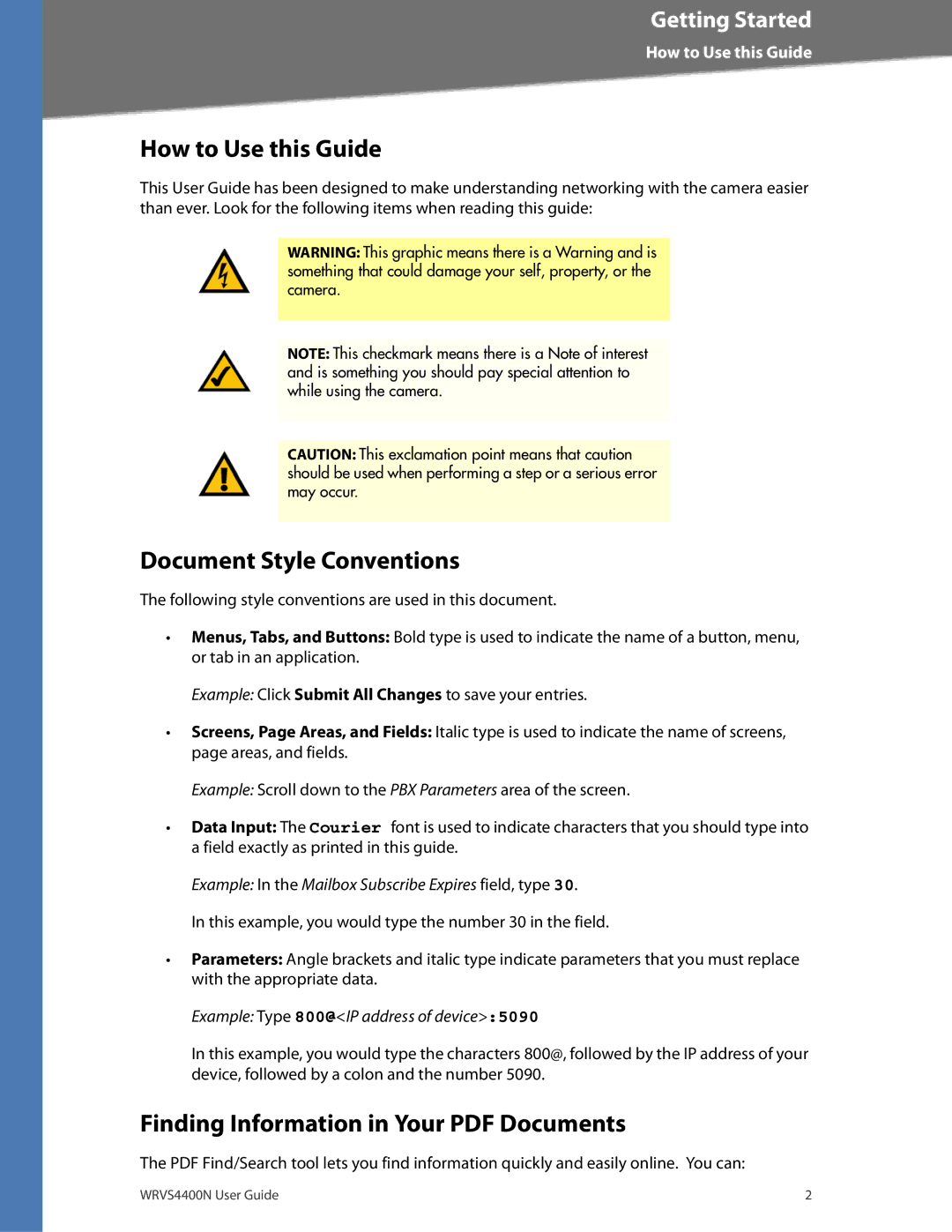 DeWalt WRVS4400N manual How to Use this Guide, Document Style Conventions 