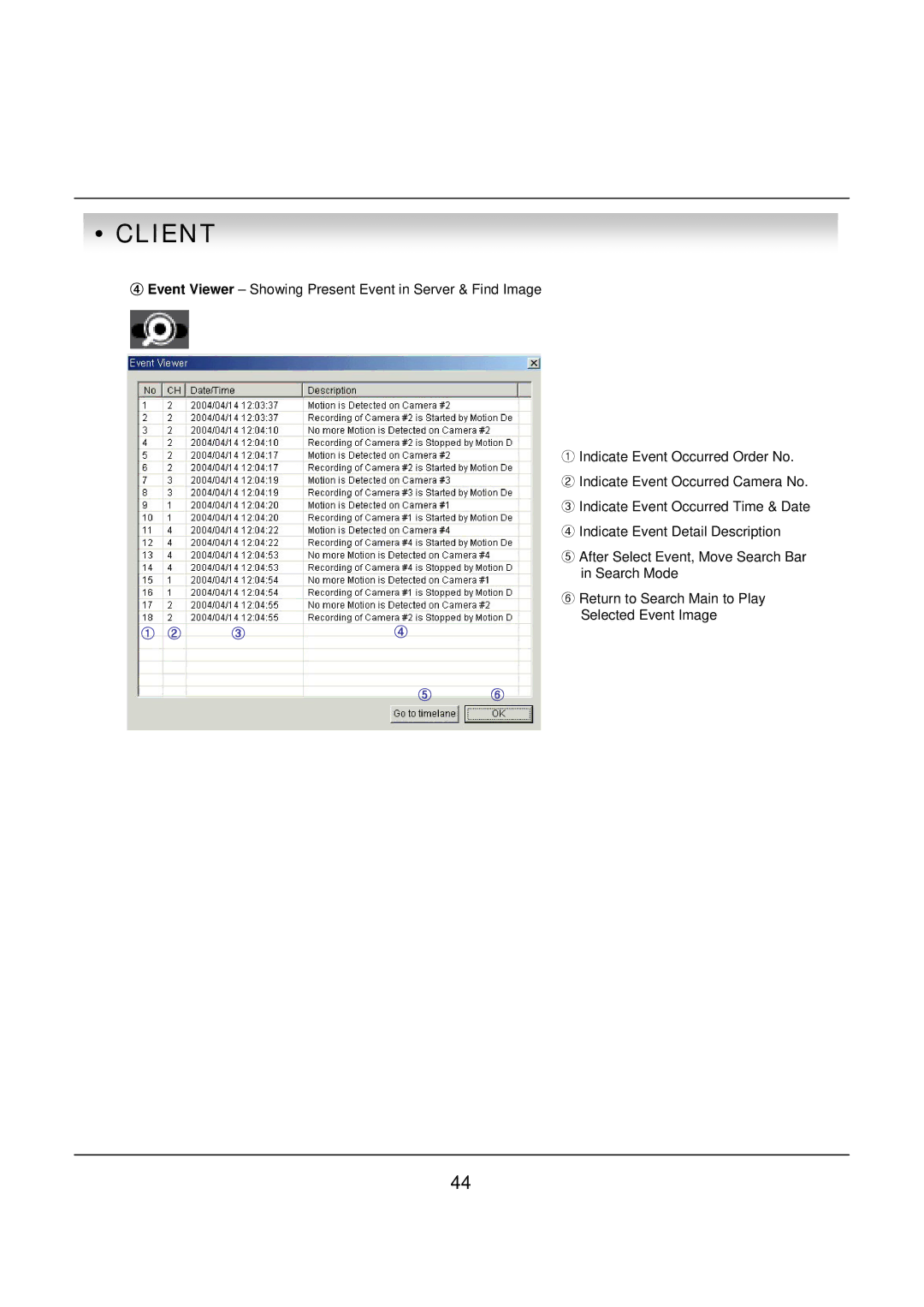 deXlan 047200 user manual ① ② ⑤ ⑥ 