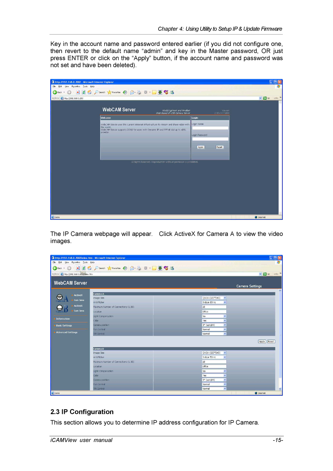 deXlan 050862 user manual IP Configuration 