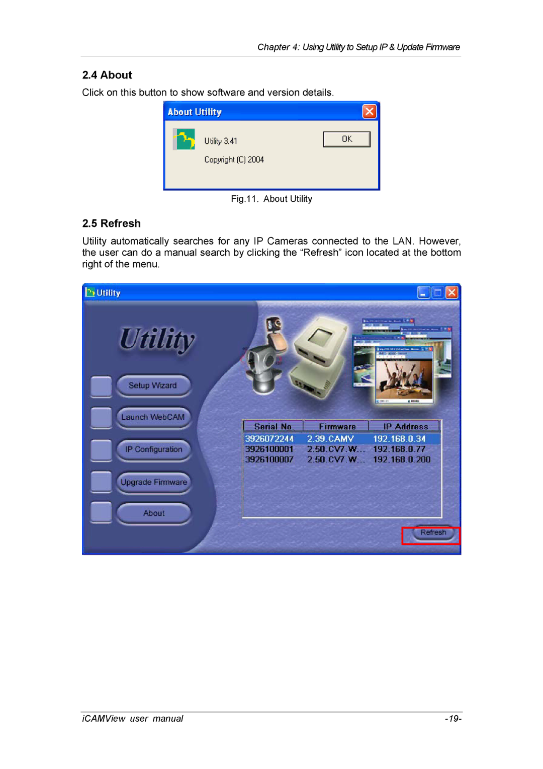 deXlan 050862 user manual About, Refresh 