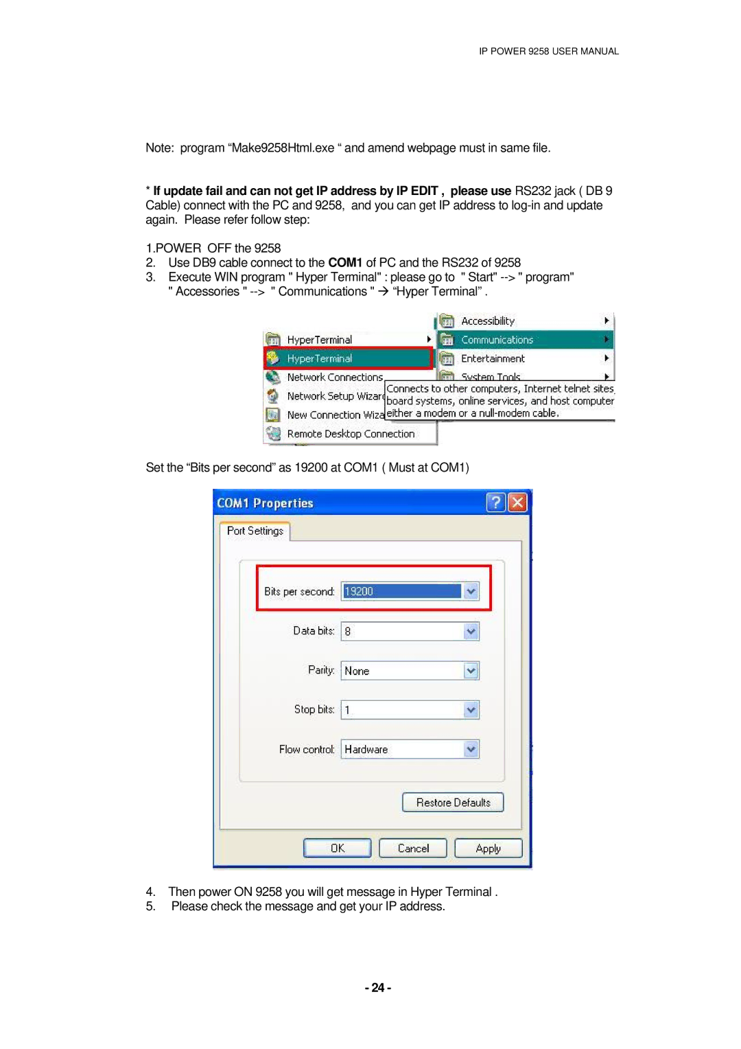 deXlan 068420 user manual 