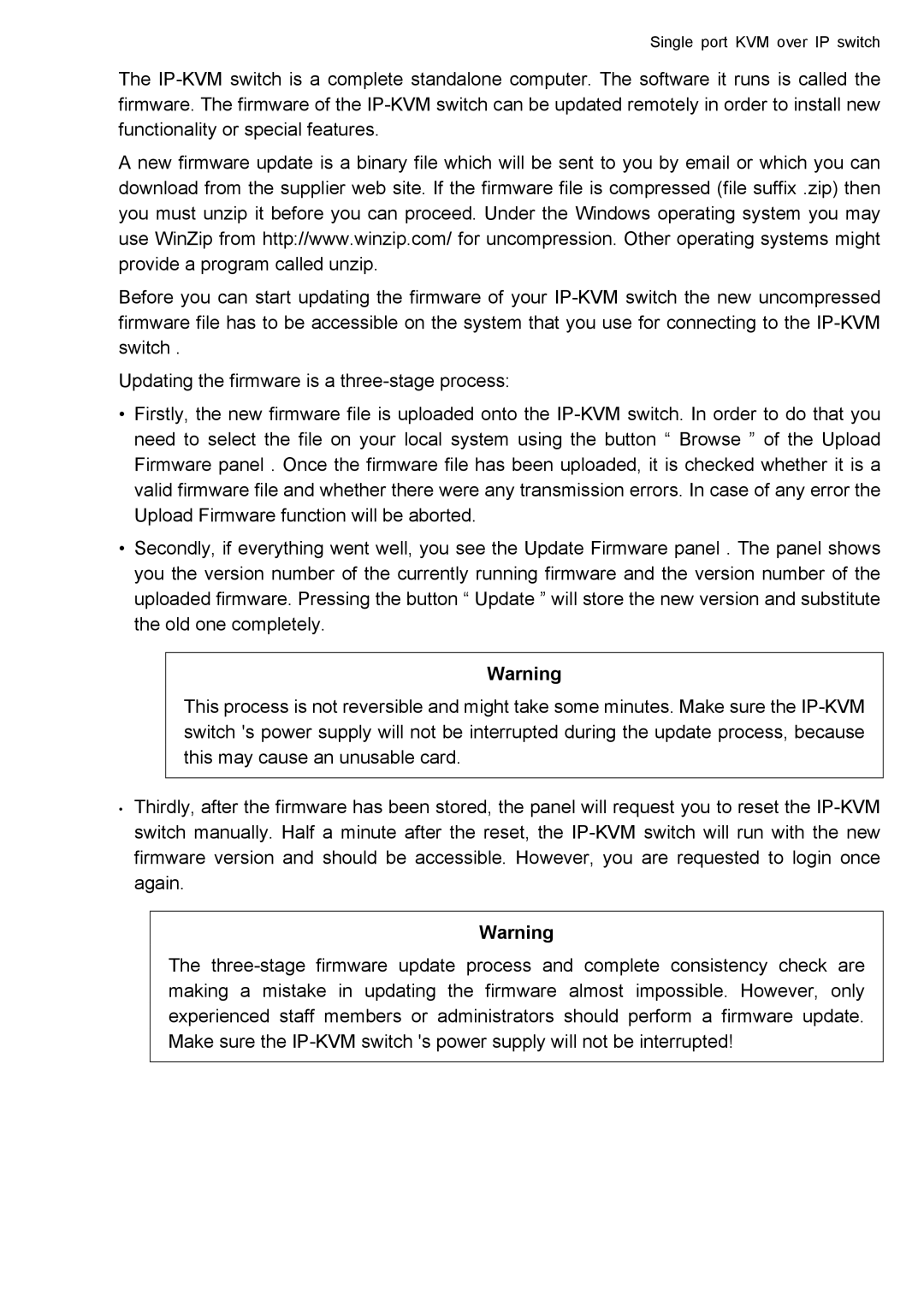 deXlan IP-KVM user manual Single port KVM over IP switch 